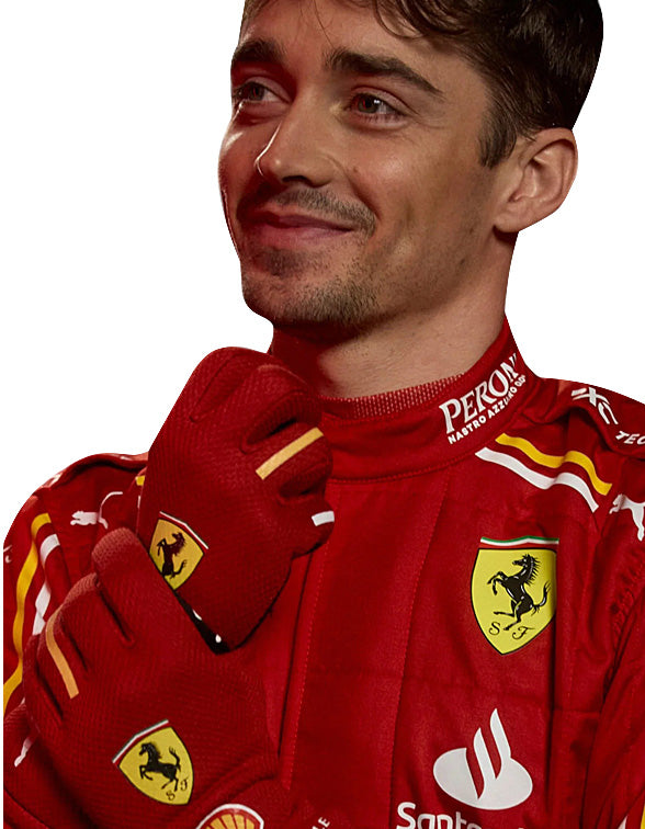 2024 Charles Leclerc Ferrari F1 Race Suit REPLICA by Dash Racegear - product view 2