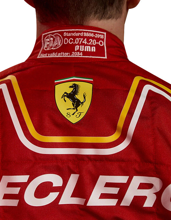 2024 Charles Leclerc Ferrari F1 Race Suit REPLICA by Dash Racegear - product view 3