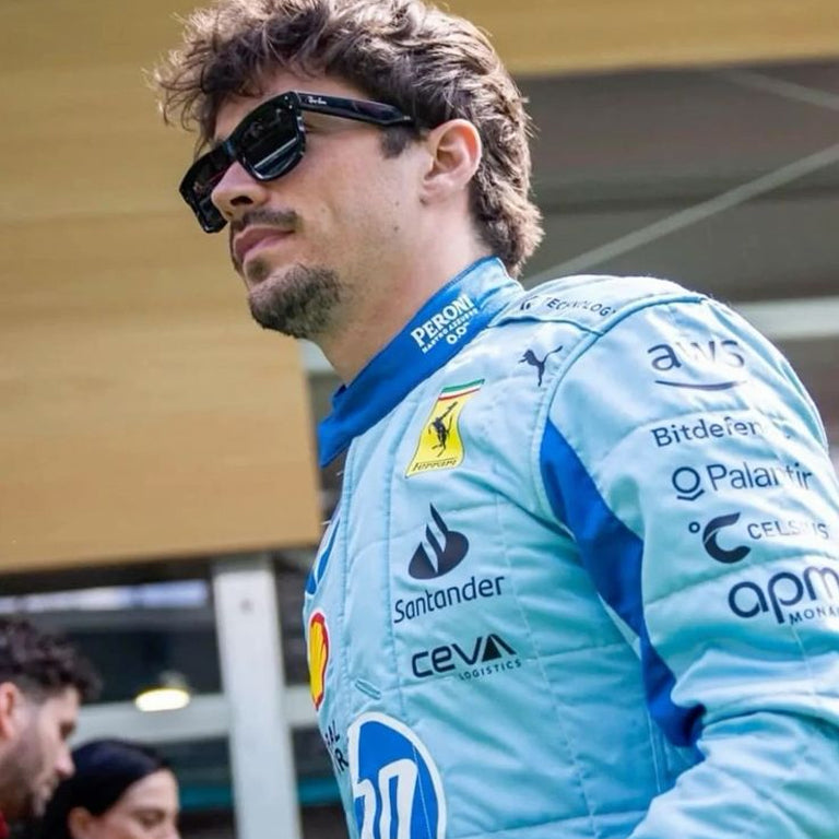 2024 Charles Leclerc Ferrari Miami GP F1 Replica Race Suit by Dash Racegear - product view 4