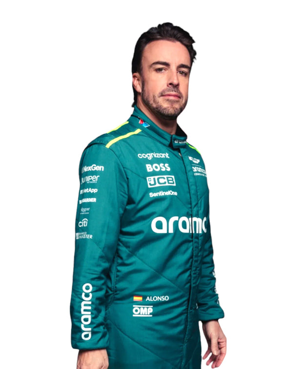 2024 Fernando Alonso Aston Martin F1 Race Suit REPLICA by Dash Racegear - product view 3