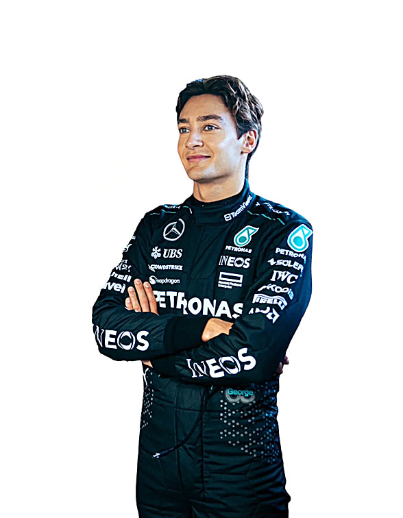 2024 George Russell Mercedes AMG F1 Race Suit REPLICA by Dash Racegear - product view 2