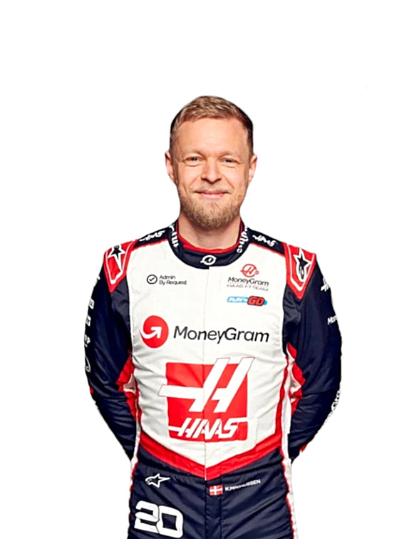 2024 Kevin Magnussen Haas F1 Race Suit REPLICA by Dash Racegear - product view 1