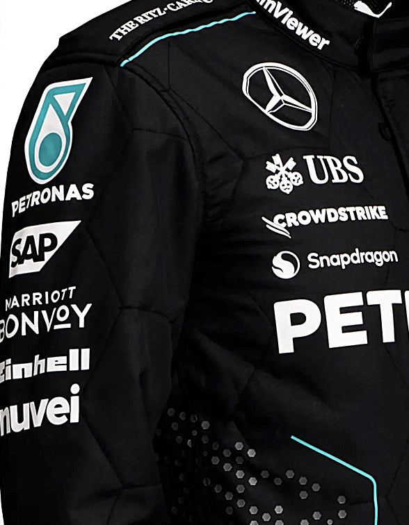 2024 Lewis Hamilton Mercedes AMG F1 Race Suit REPLICA by Dash Racegear - product view 3