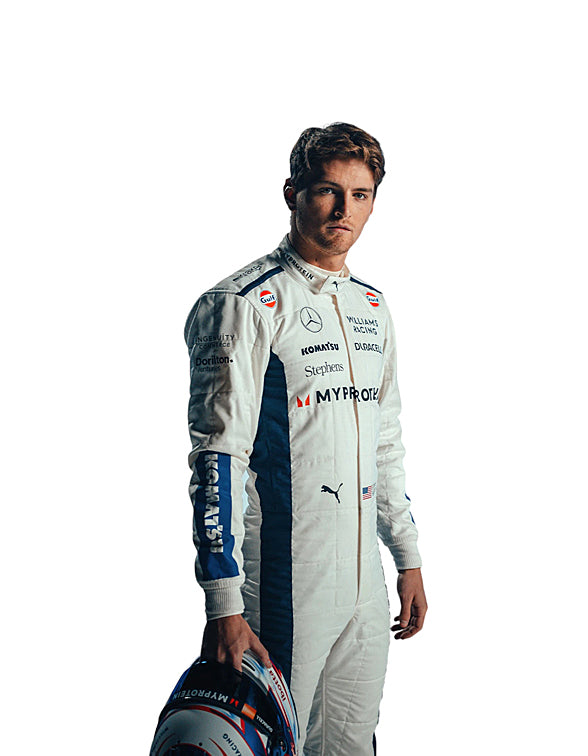 2024 Logan Sargeant Williams F1 Race Suit REPLICA by Dash Racegear - product view 2