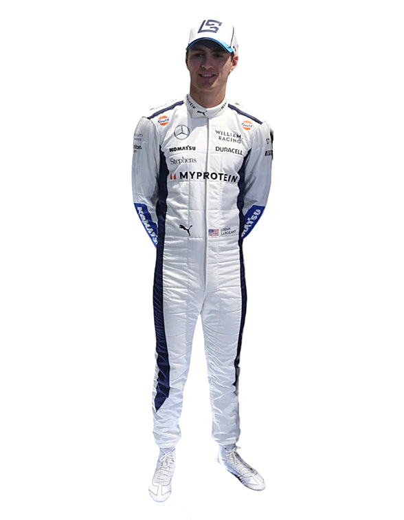 2024 Logan Sargeant Williams F1 Race Suit REPLICA by Dash Racegear - product view 6