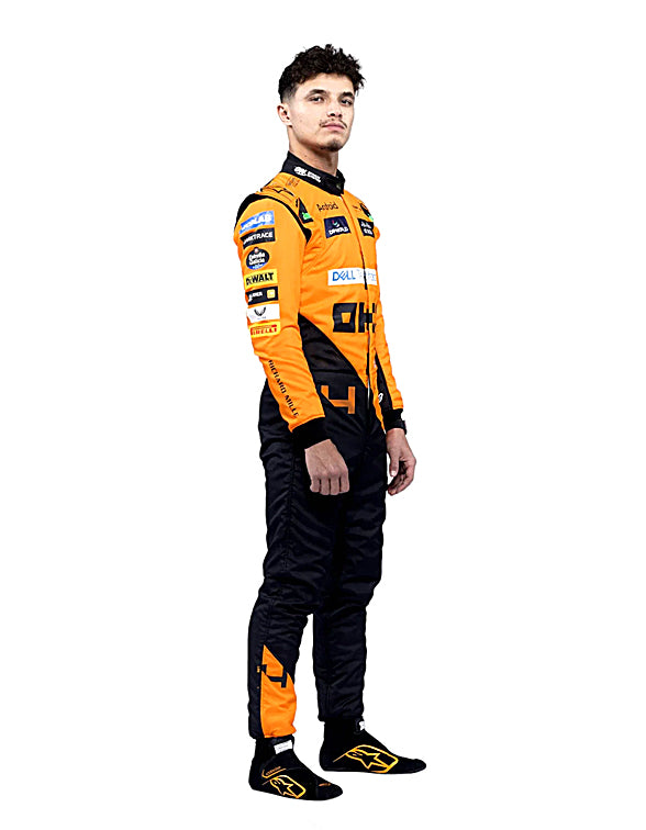 2024 New McLaren Lando Norris F1 Team Race Suit REPLICA by Dash Racegear - product view 3