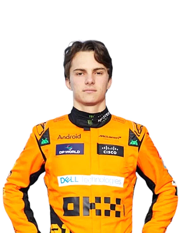 2024 New McLaren Oscar Piastri F1 Team Race Suit REPLICA by Dash Racegear - product view 1