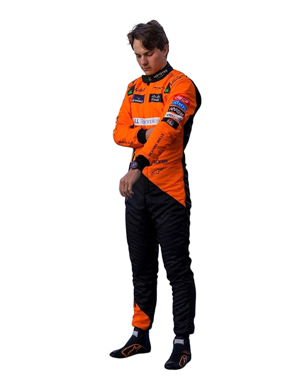 2024 New McLaren Oscar Piastri F1 Team Race Suit REPLICA by Dash Racegear - product view 6