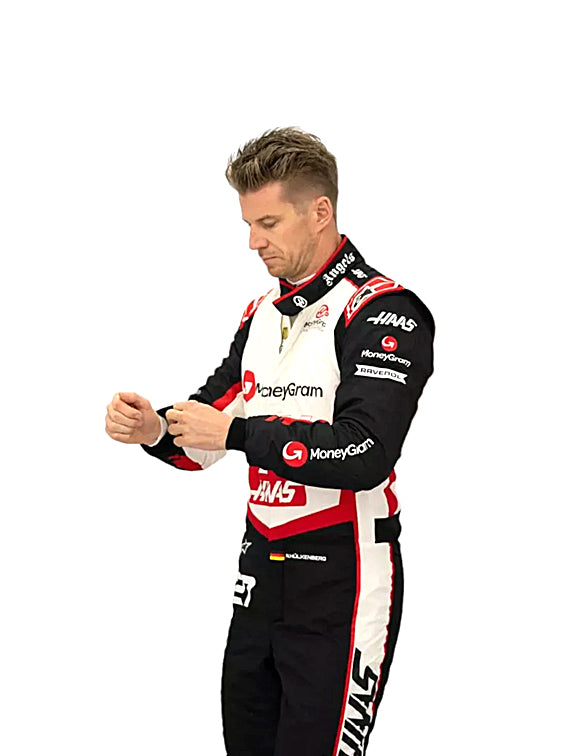 2024 Nico Hulkenberg Haas F1 Race Suit REPLICA by Dash Racegear - product view 2