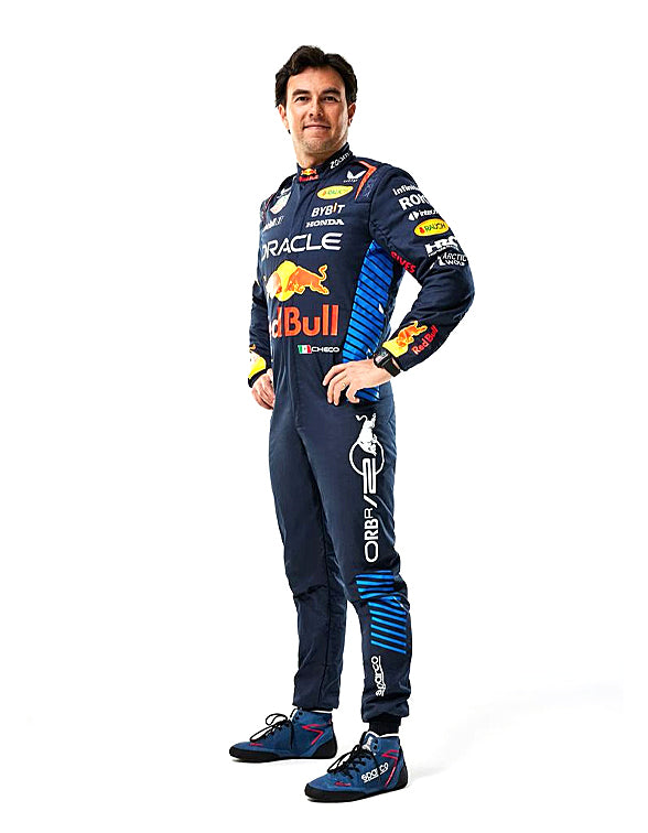 2024 Sergio Perez Red Bull Honda F1 Suit Replica by Dash Racegear - product view 3