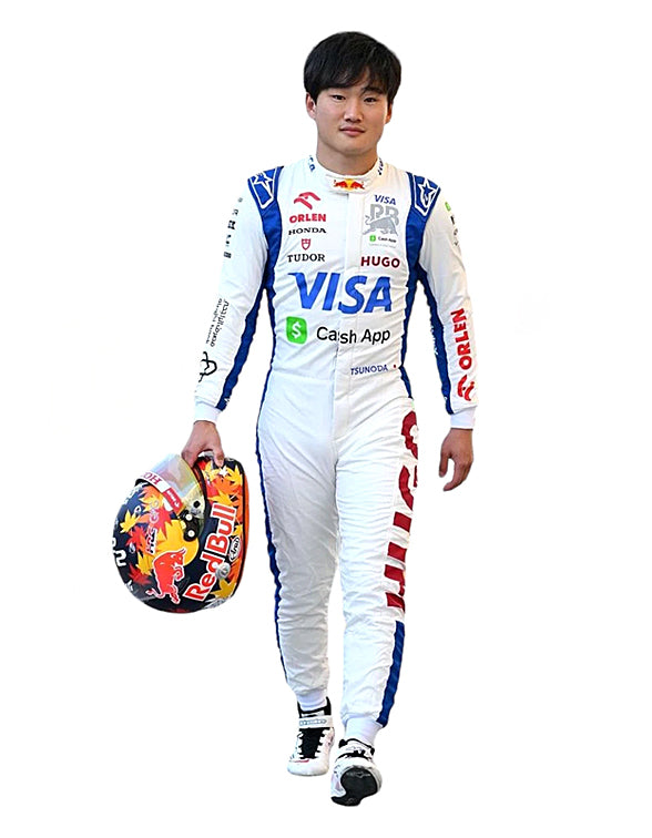 2024 Yuki Tsunoda RB F1 Race Suit REPLICA by Dash Racegear - product view 2