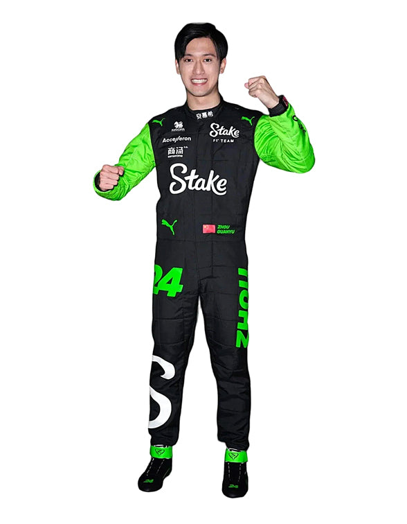2024 Zhou Guanyu Kick Sauber F1 Team Stake Race Suit Replica by Dash Racegear - product view 4