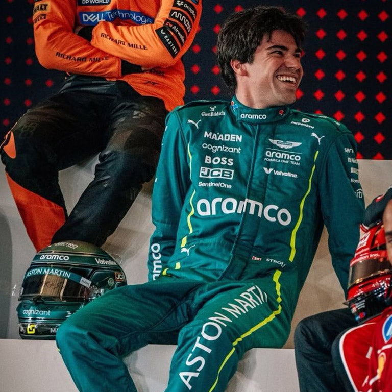 2025 ASTON MARTIN LANCE STROLL F1 Race Suit REPLICA by Dash Racegear - product view 2
