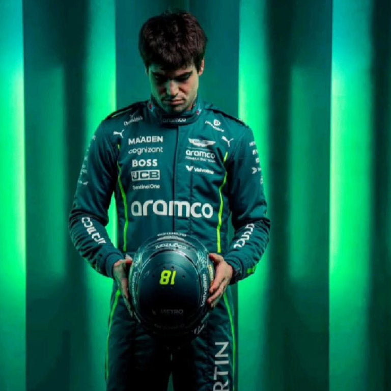 2025 ASTON MARTIN LANCE STROLL F1 Race Suit REPLICA by Dash Racegear - product view 3