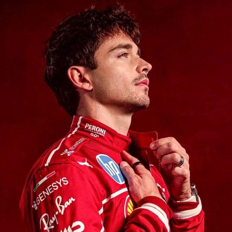 2025 Charles Leclerc Ferrari F1 Replica Race Suit by Dash Racegear - product view 2