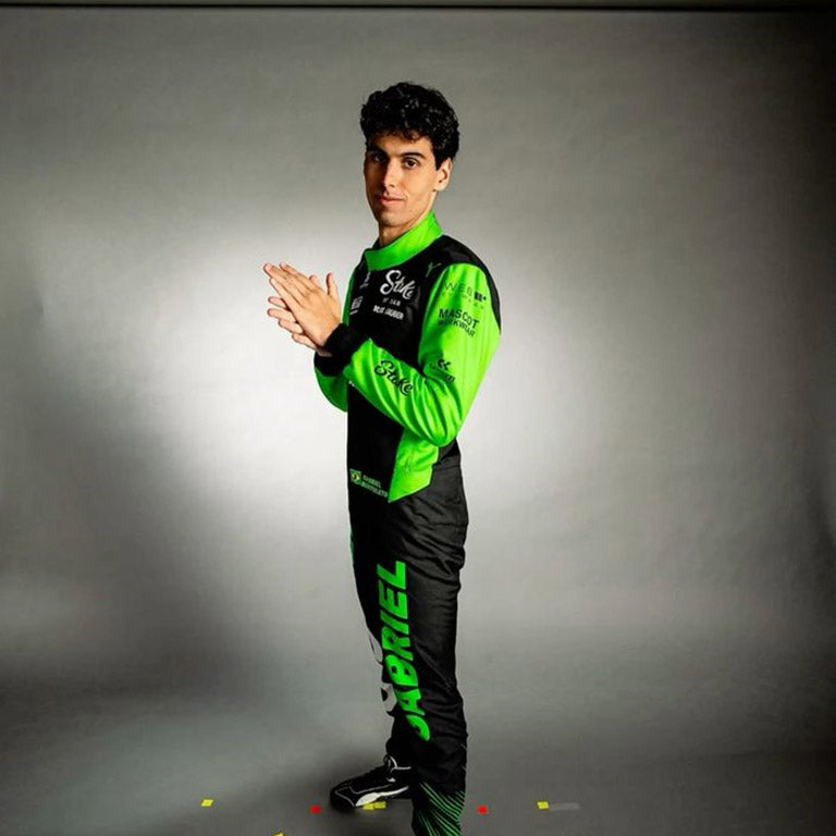 2025 KICK SAUBER GABRIEL BORTOLETO F1 RACE SUIT REPLICA by Dash Racegear - product view 2