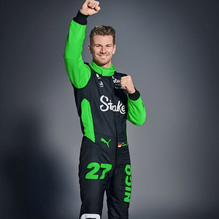 2025 KICK SAUBER NICO HULKENBERG F1 RACE SUIT REPLICA by Dash Racegear - product view 1