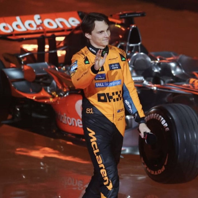 2025 MCLAREN OSCAR PIASTRI RACE SUIT F1 RACE SUIT REPLICA by Dash Racegear - product view 1