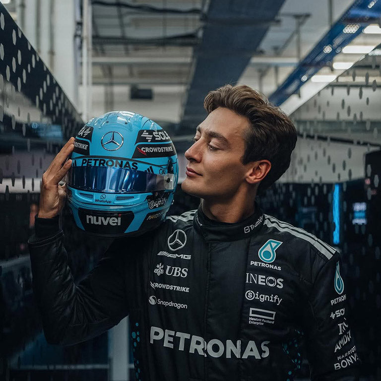 2025 MERCEDES GEORGE RUSSELL F1 RACE SUIT REPLICA by Dash Racegear - product view 1