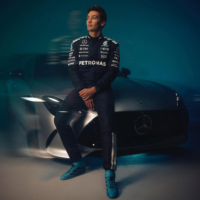 2025 MERCEDES GEORGE RUSSELL F1 RACE SUIT REPLICA by Dash Racegear - product view 2