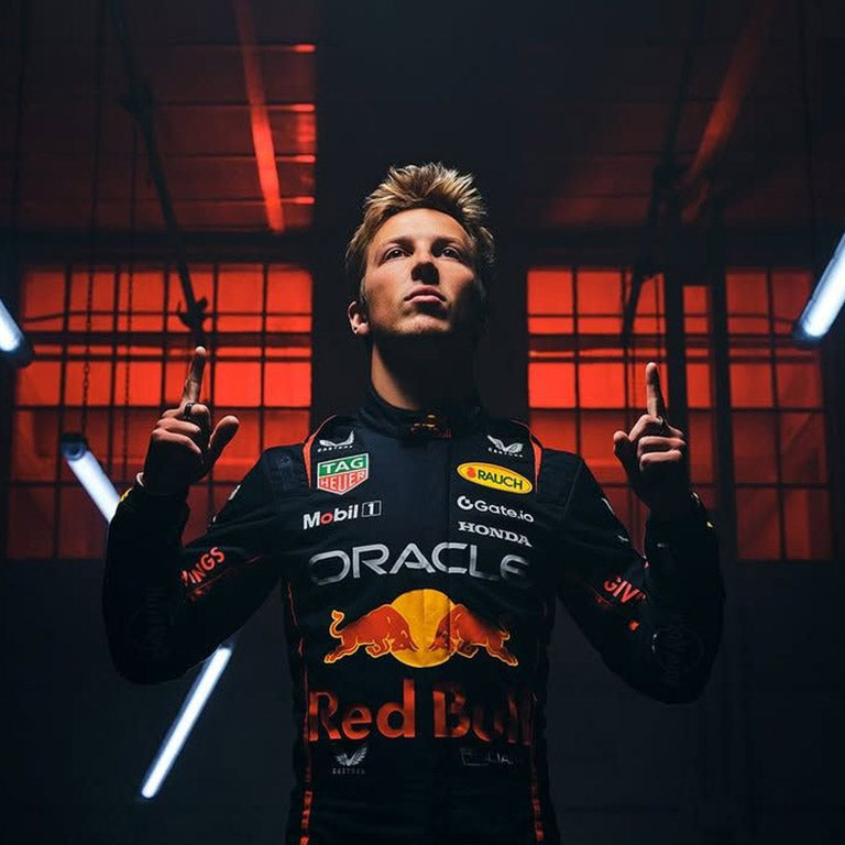 2025 RED BULL LIAM LAWSON F1 RACE SUIT REPLICA by Dash Racegear - product view 2