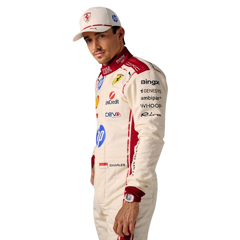 F1 Jacket Ferrari Race Suit Charles Leclerc 2026 Monaco GP Edition by Dash Racegear - product view 2