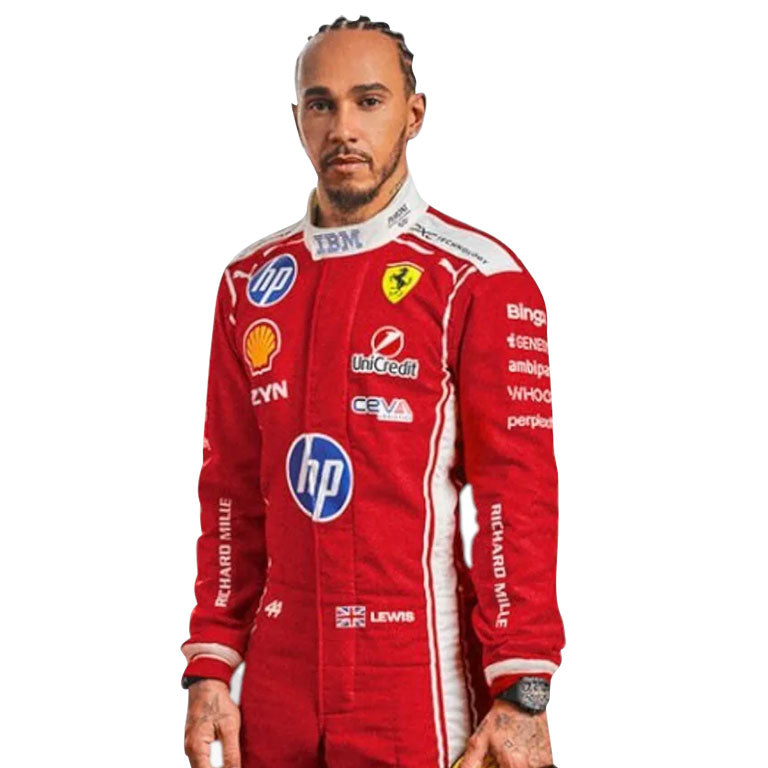 Lewis Hamilton Ferrari 2026 Racing Suit by Dash Racegear - product view 1