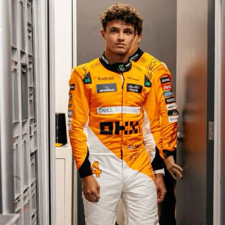 MCLAREN LANDO NORRIS 2024 SINGAPORE GP RACE SUIT by Dash Racegear - product view 4
