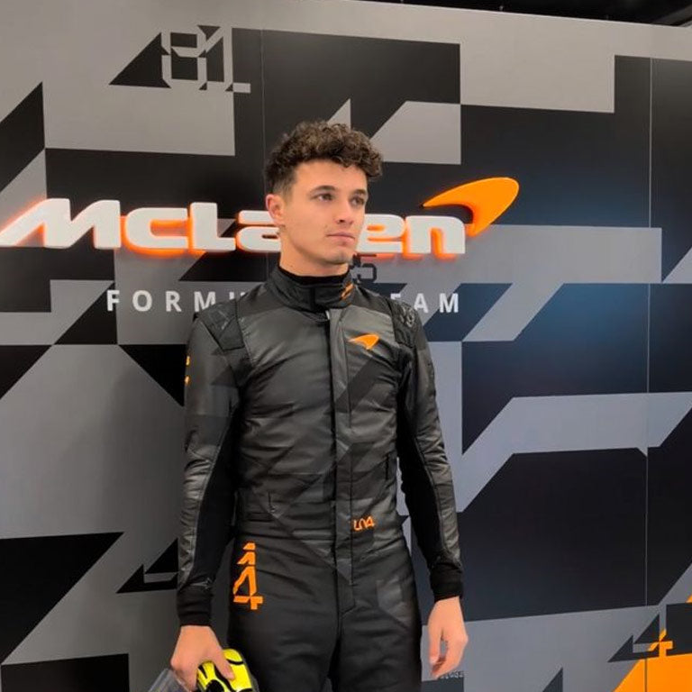 MCLAREN LANDO NORRIS 2025 STEALTH RACE SUIT by Dash Racegear - product view 2