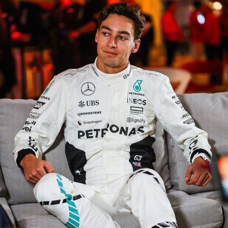 MERCEDES GEORGE RUSSELL 2024 QATAR GP RACE SUIT by Dash Racegear - product view 1