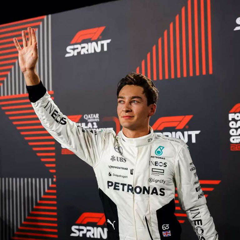 MERCEDES GEORGE RUSSELL 2024 QATAR GP RACE SUIT by Dash Racegear - product view 3