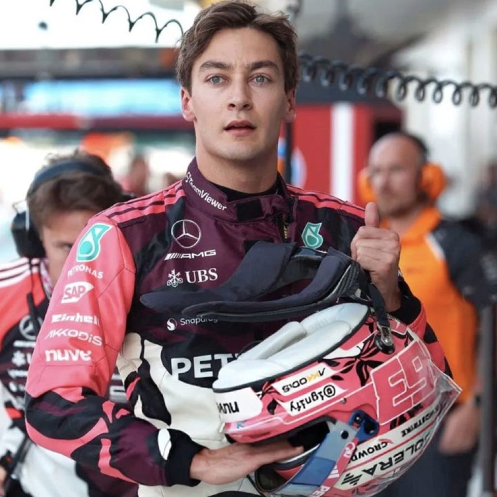 MERCEDES GEORGE RUSSELL MIAMI GP 2025 RACING SUIT by Dash Racegear - product view 1