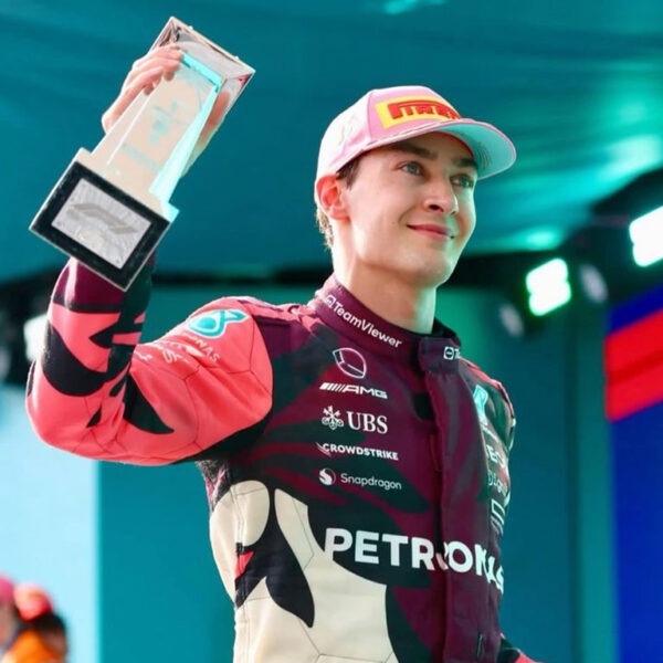 MERCEDES GEORGE RUSSELL MIAMI GP 2025 RACING SUIT by Dash Racegear - product view 2