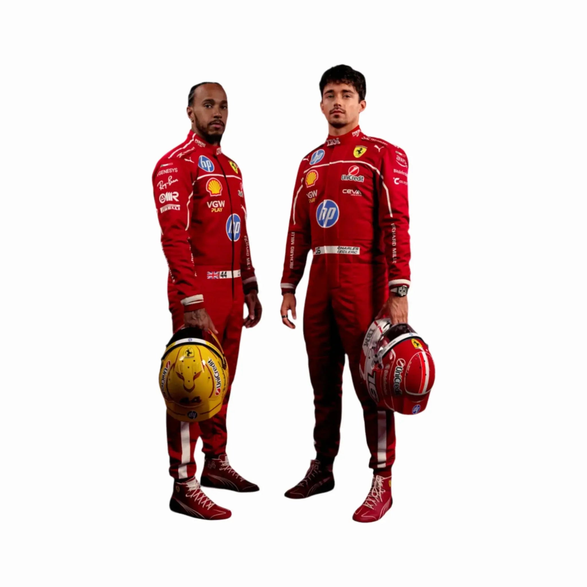 2025 Scuderia Ferrari HP Go-Kart Racing Suit Replica | F1 Team Edition image 1