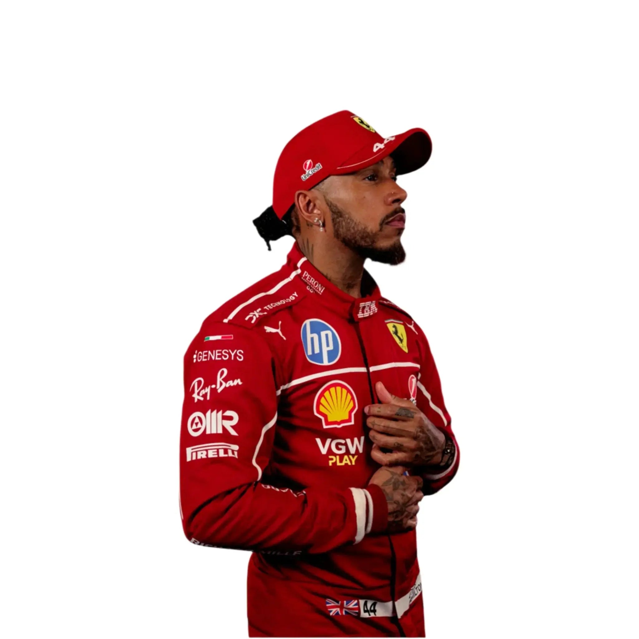 2025 Scuderia Ferrari HP Go-Kart Racing Suit Replica | F1 Team Edition image 2