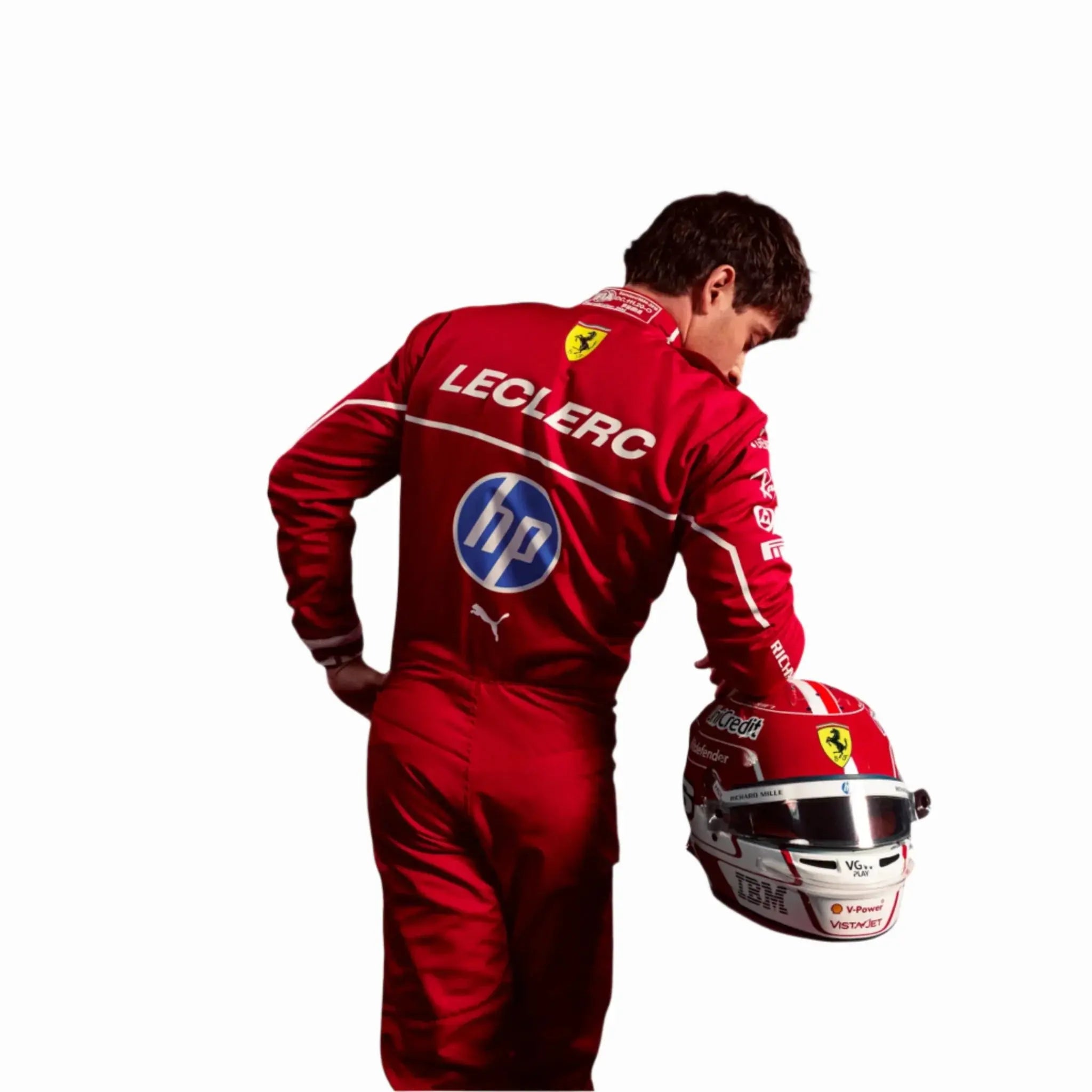 2025 Scuderia Ferrari HP Go-Kart Racing Suit Replica | F1 Team Edition image 3
