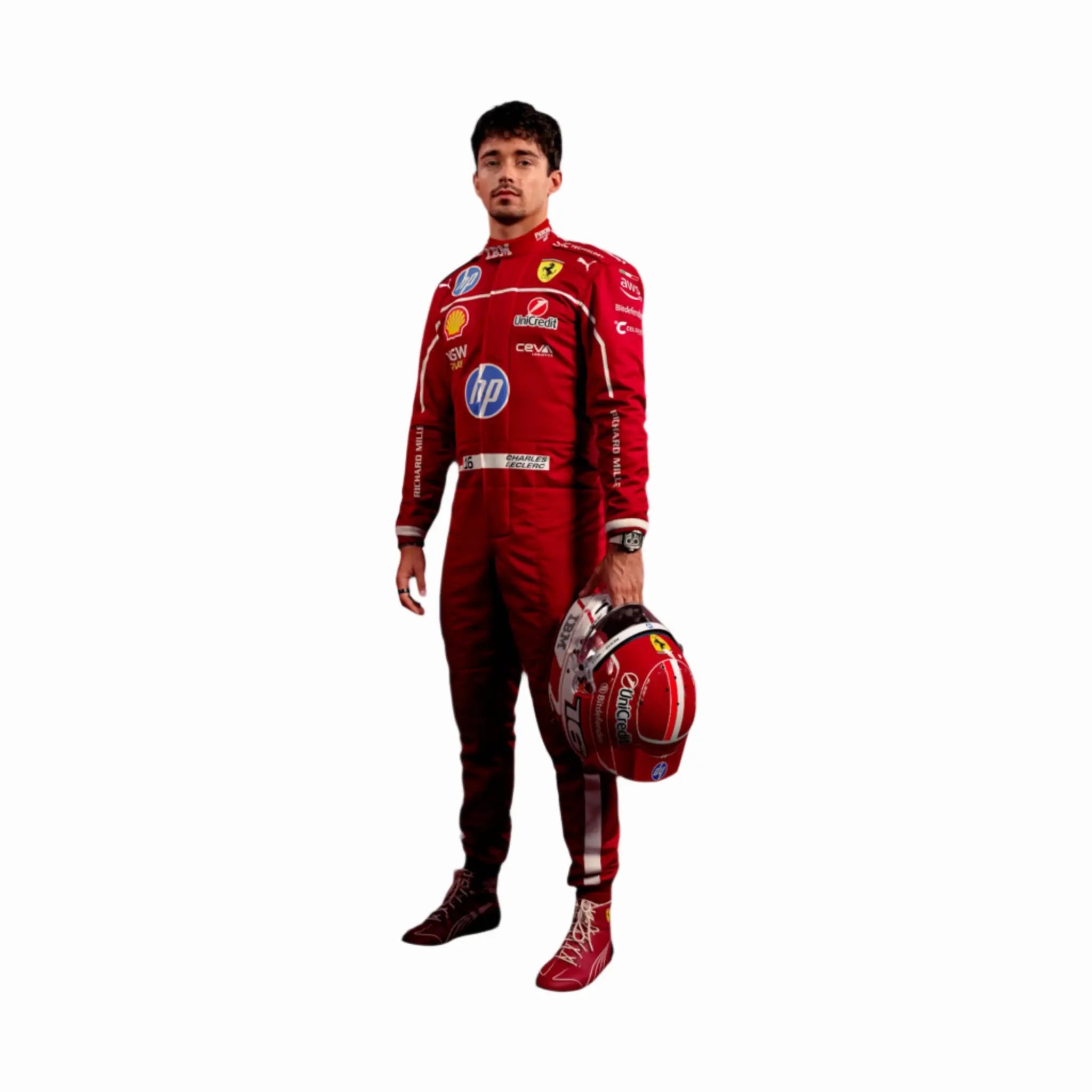 2025 Scuderia Ferrari HP Go-Kart Racing Suit Replica | F1 Team Edition image 4