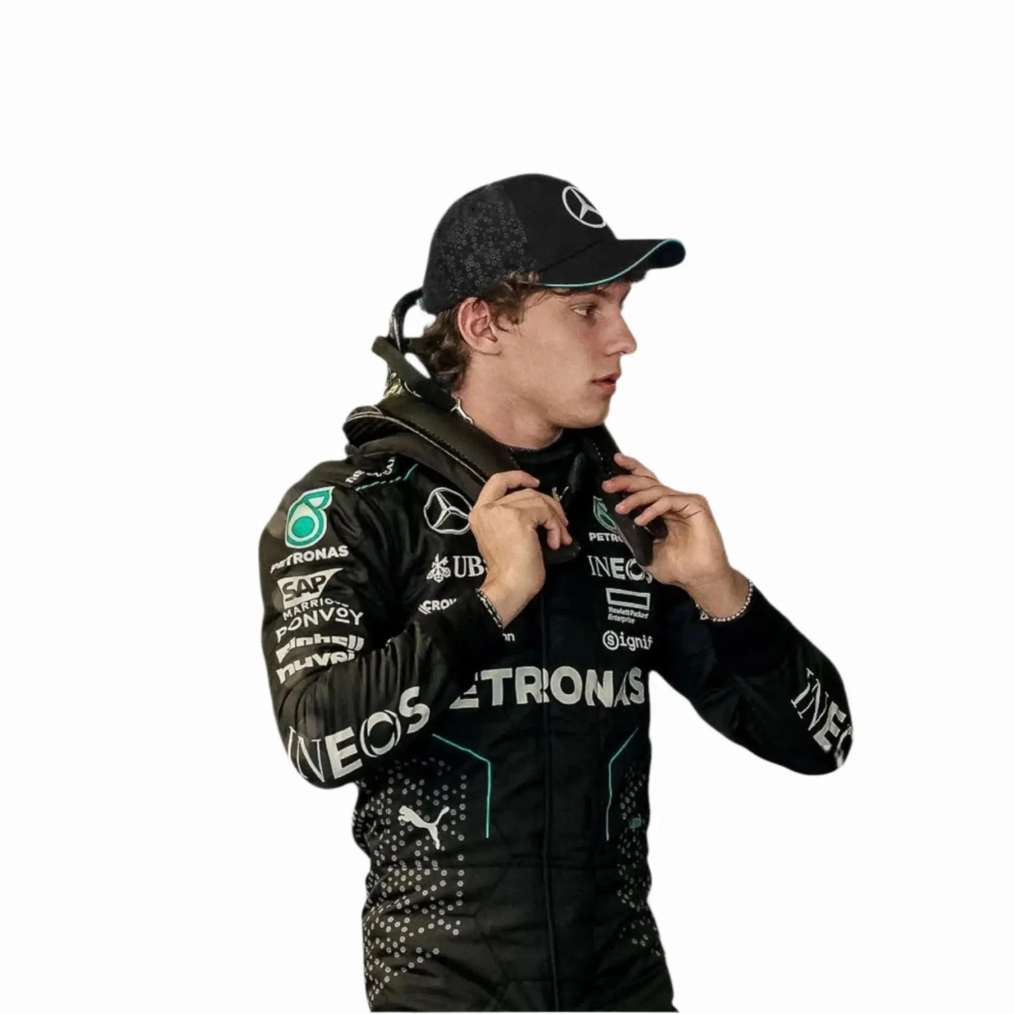 2025 Andrea Kimi Antonelli Mercedes F1 Race Suit image 2