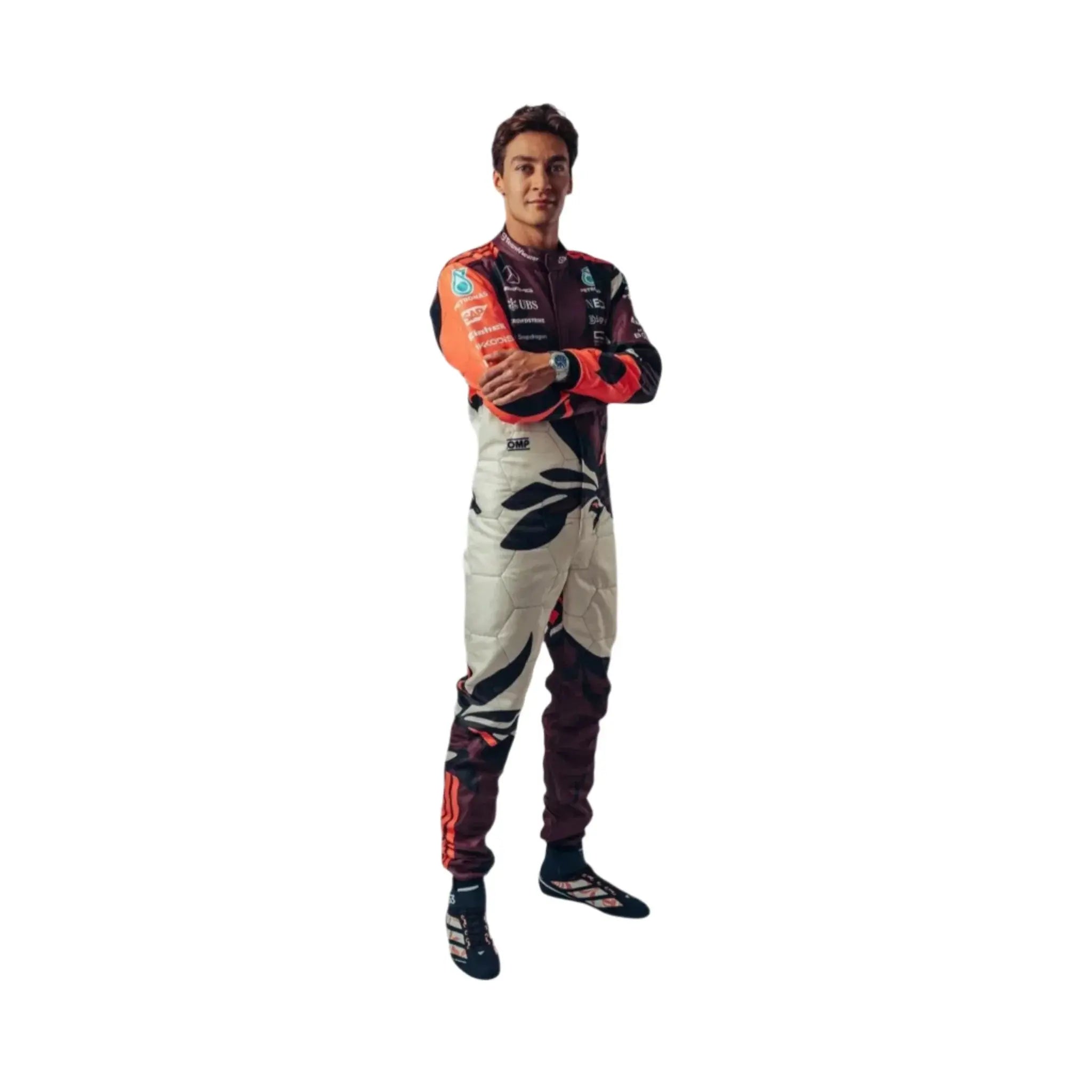 2025 Mercedes F1 Team Miami GP Go-Kart Racing Suit image 2