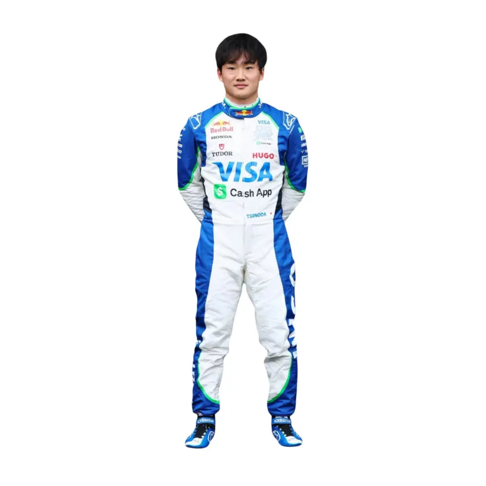 2025 Yuki Tsunoda Go-Kart Racing Suit Replica | Visa Cash App RB F1 Team image 1