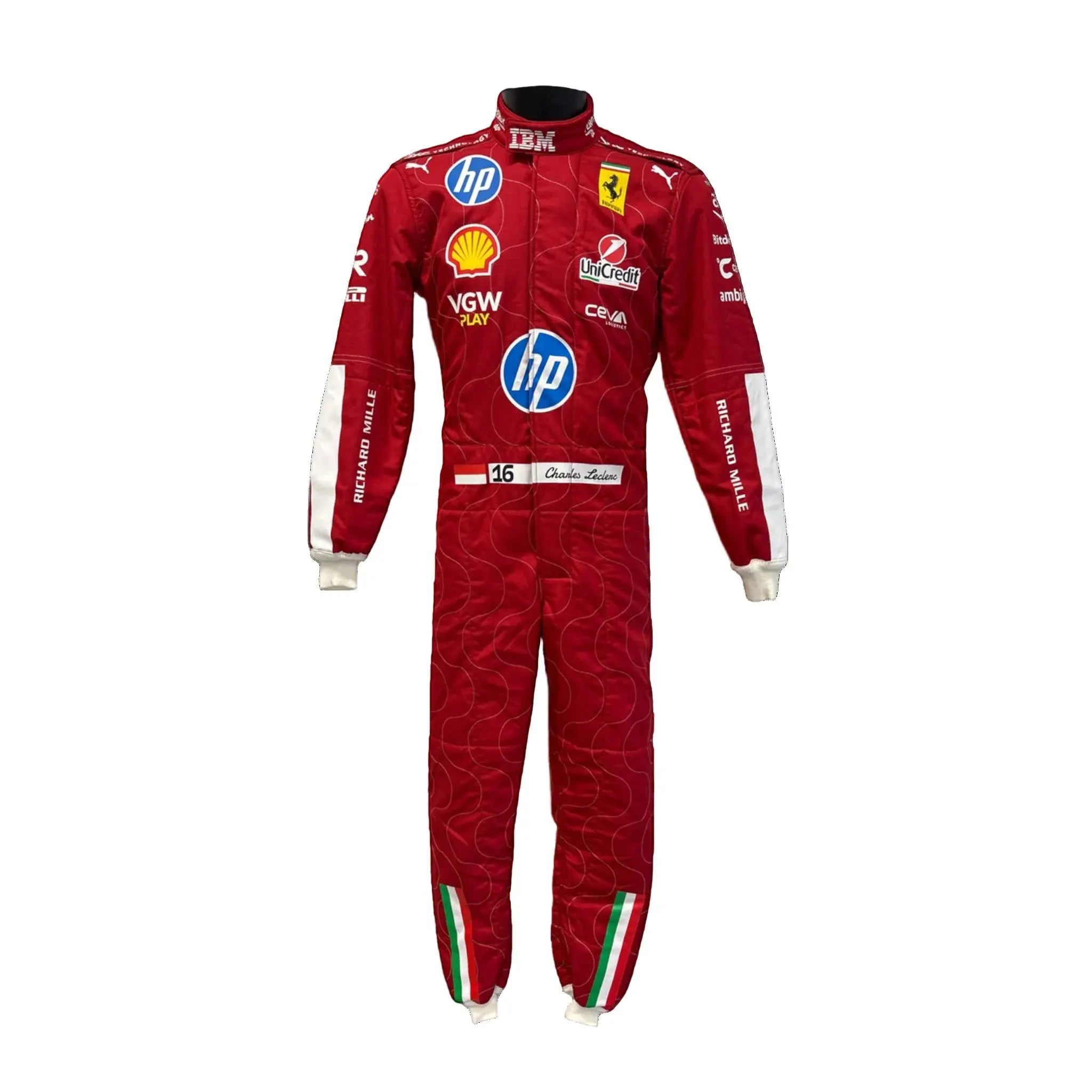 2025 Charles Leclerc Scuderia Ferrari HP Monza GP F1 Race Suit image 1