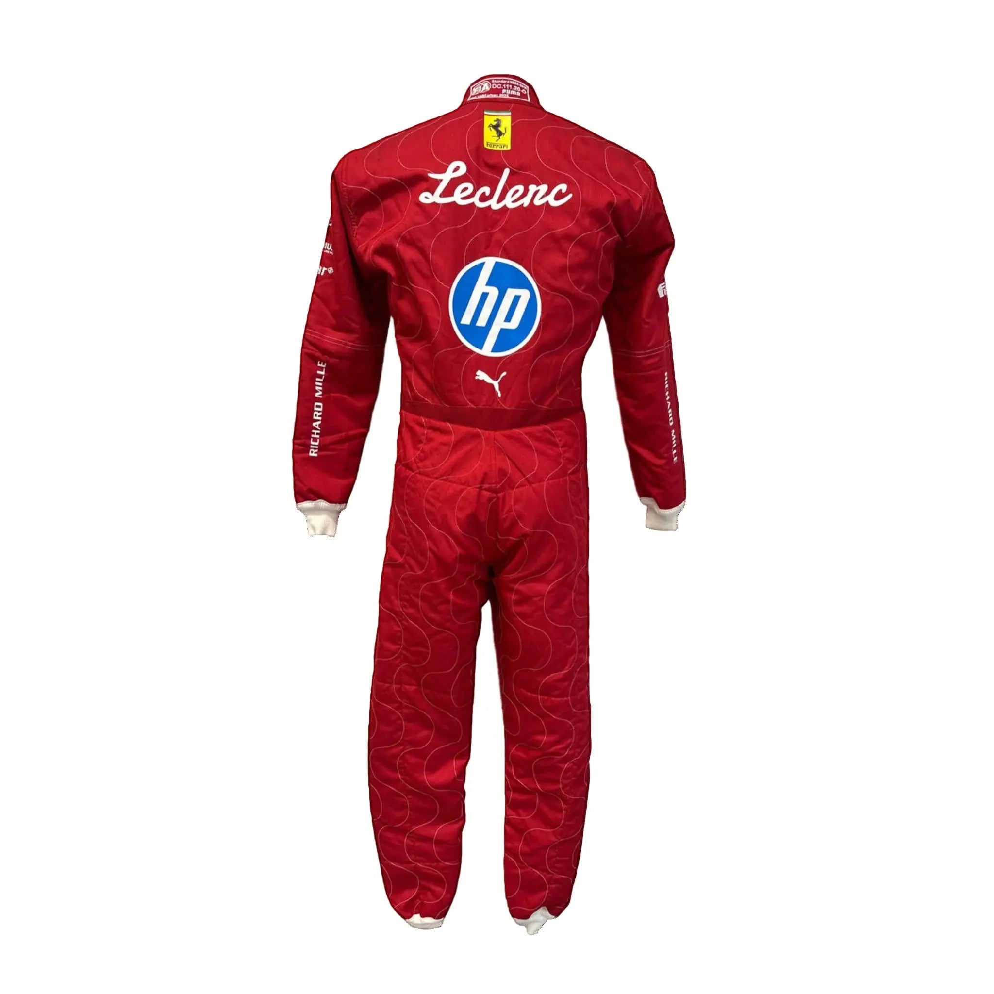 2025 Charles Leclerc Scuderia Ferrari HP Monza GP F1 Race Suit image 2