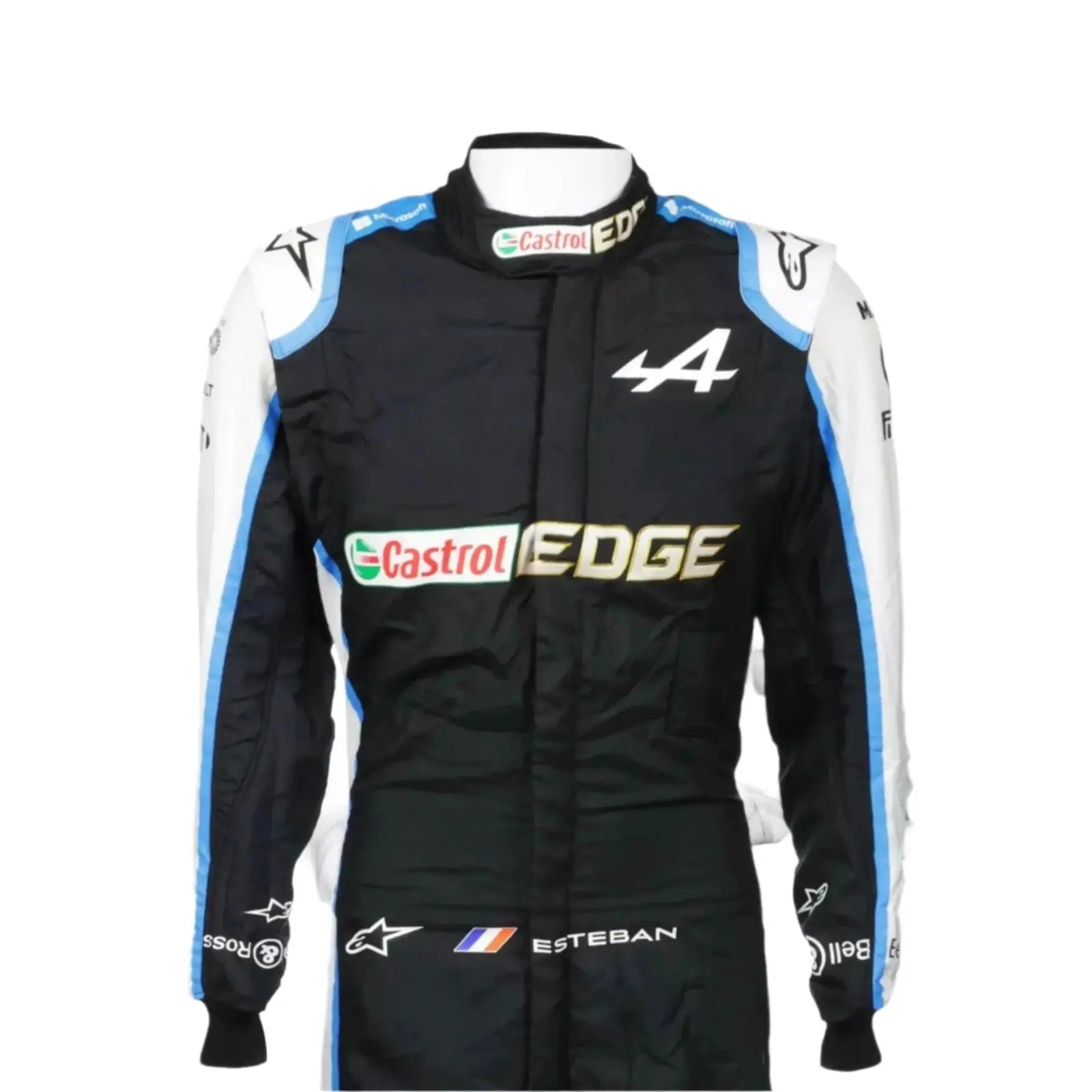 2021 Esteban Ocon Castrol Formula 1 Race Suit image 2