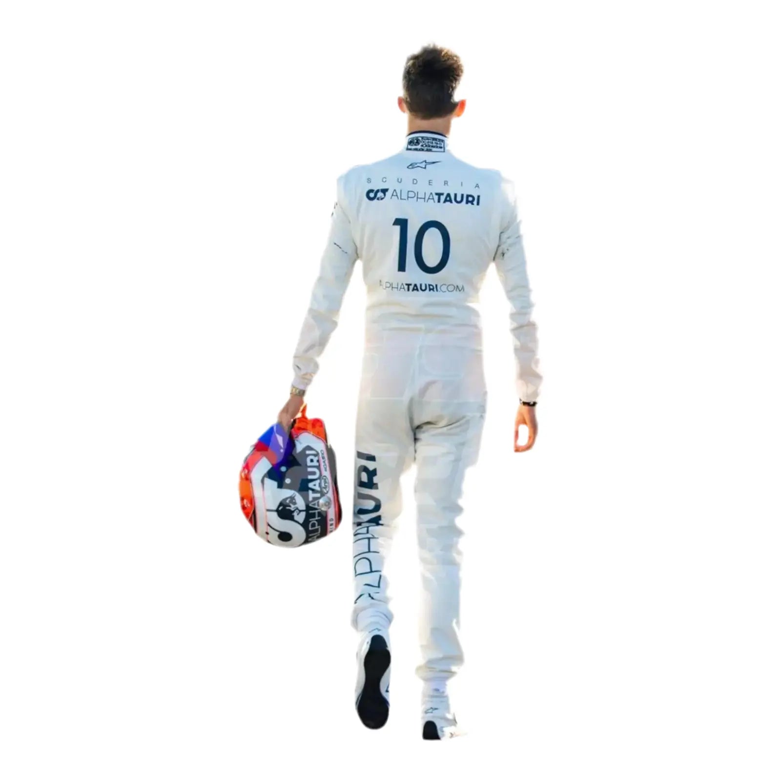 2020 Pierre Gasly Alpha Tauri Race Suit - Abu Dhabi GP image 2