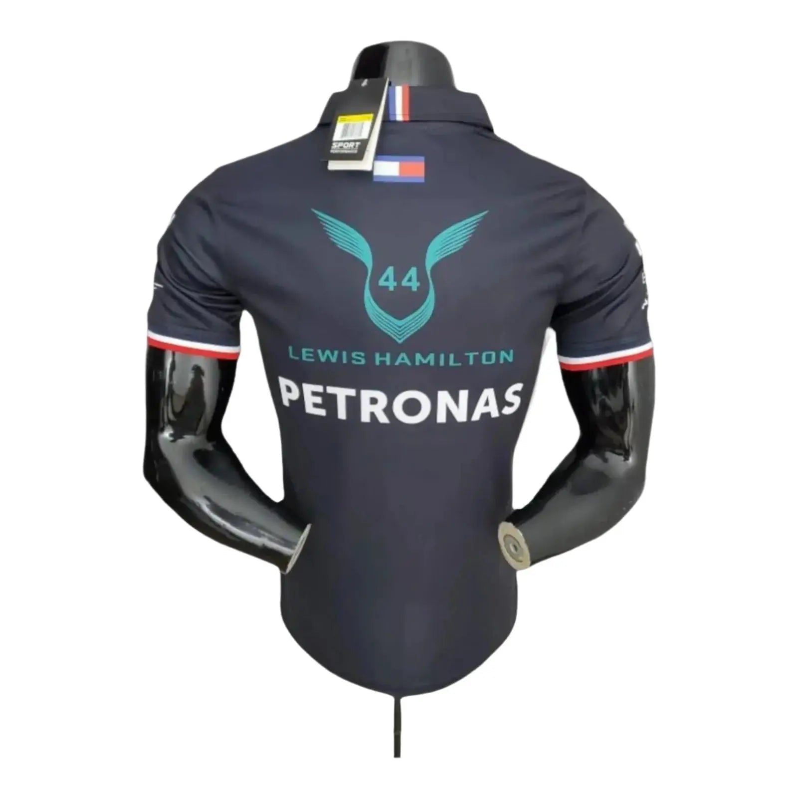 2022 Mercedes Lewis Hamilton F1 Polo Shirt image 2