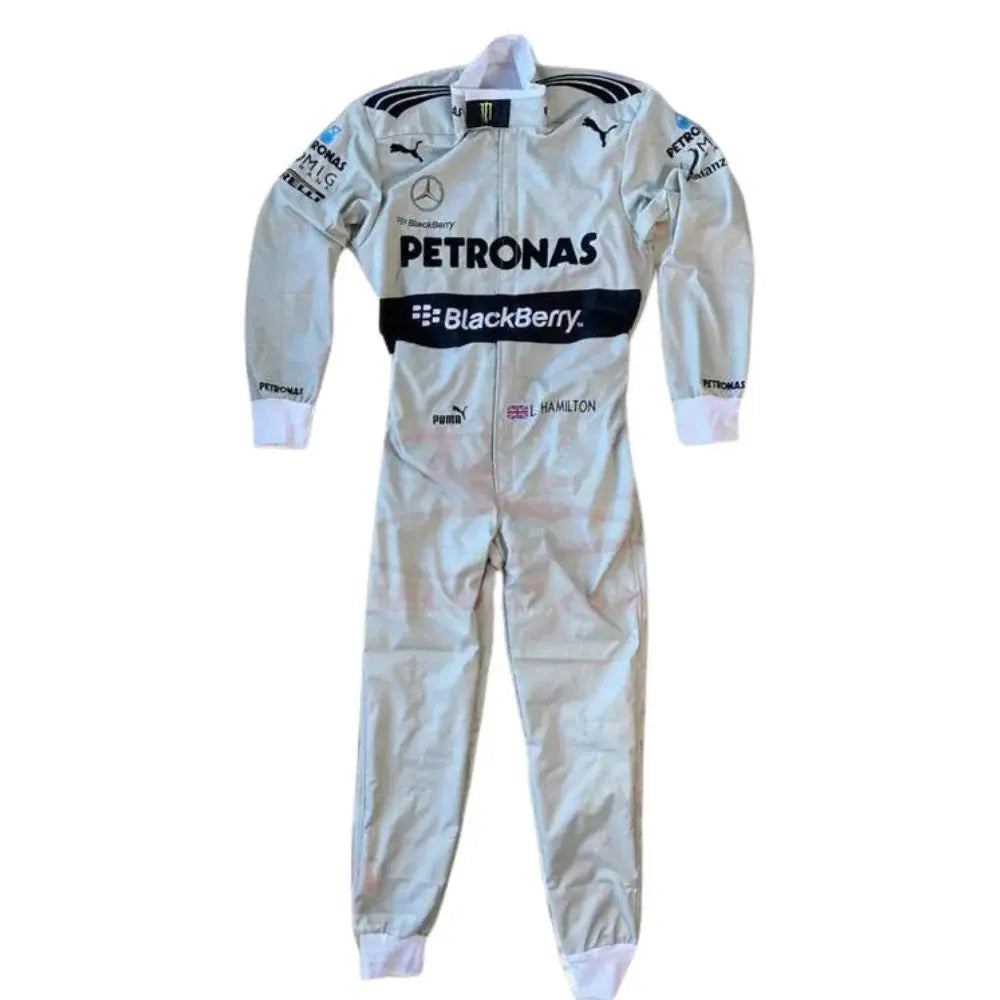 2013 Lewis Hamilton Mercedes Benz F1 Embroidered Race Suit image 1