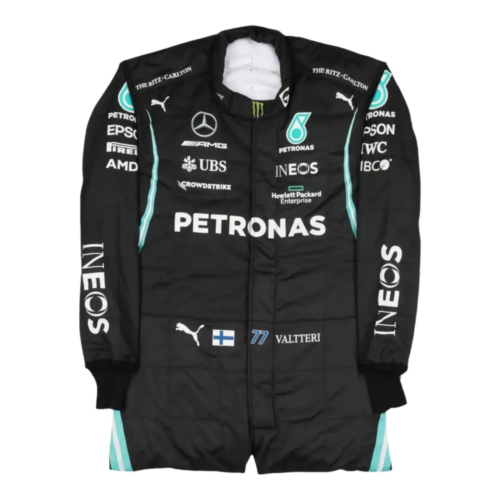 2021 Valtteri Bottas Mercedes-AMG Petronas F1 Team Replica Race Suit image 1