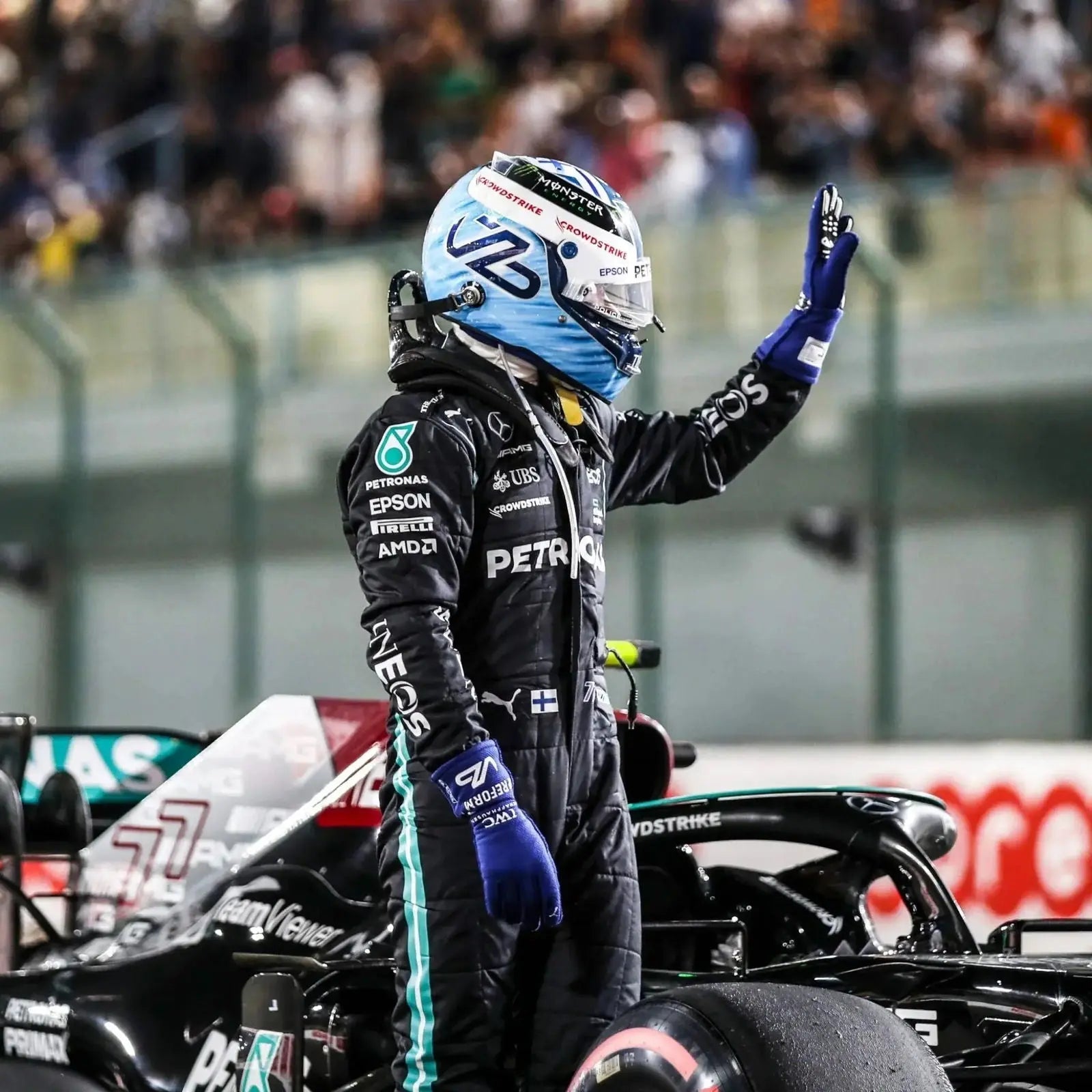 2021 Valtteri Bottas Mercedes-AMG Petronas F1 Team Replica Race Suit image 5