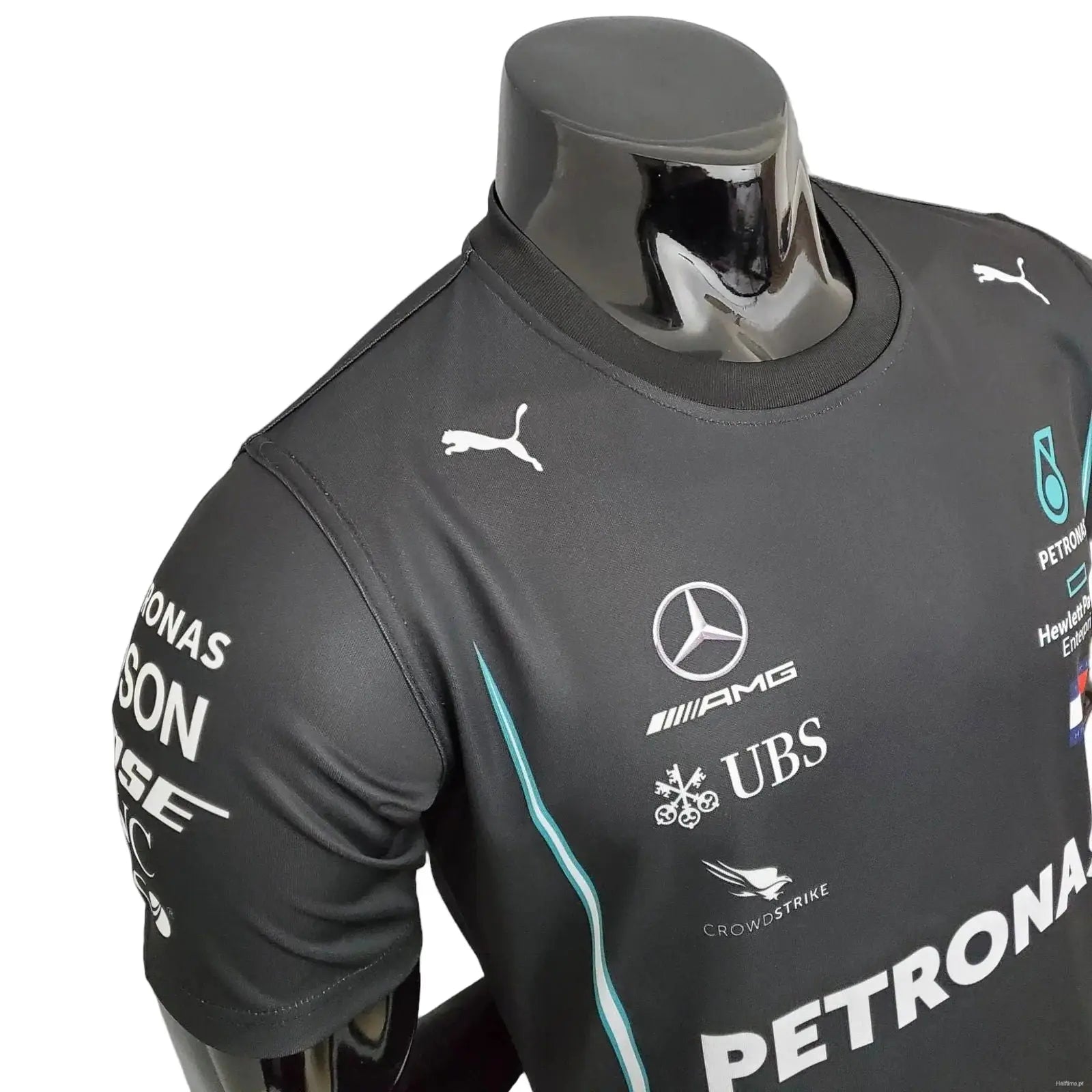 2021 Mercedes Lewis Hamilton Formula One racing T-Shirt image 3