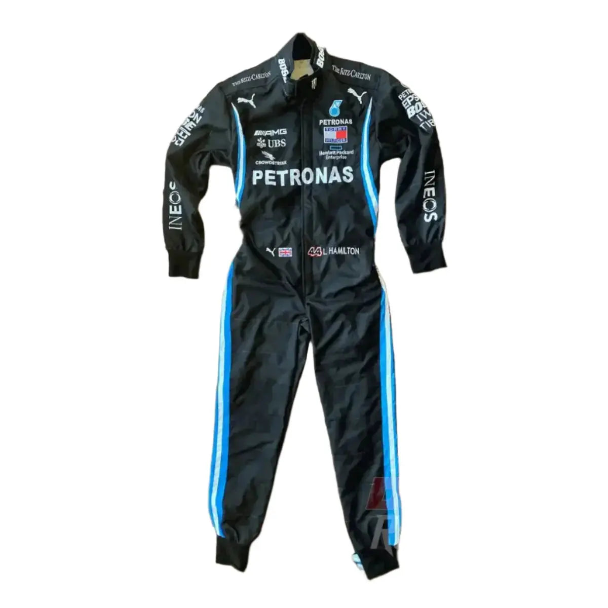 2020 Lewis Hamilton Mercedes AMG F1 Embroidery Race Suit image 1
